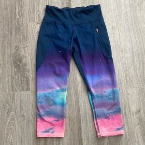 Champion C9 Galaxy Space Print Cropped Legging